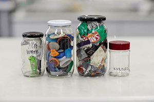 glass jars