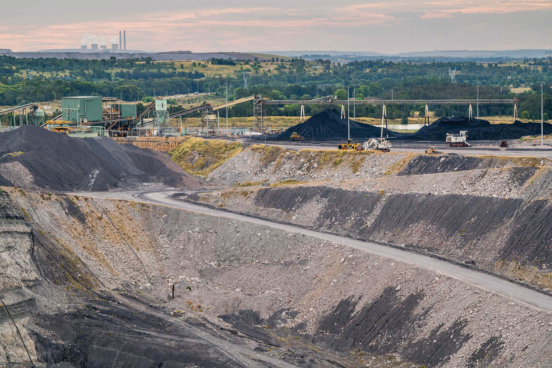 Ashton coal mine, near Camberwell, Hunter Valley