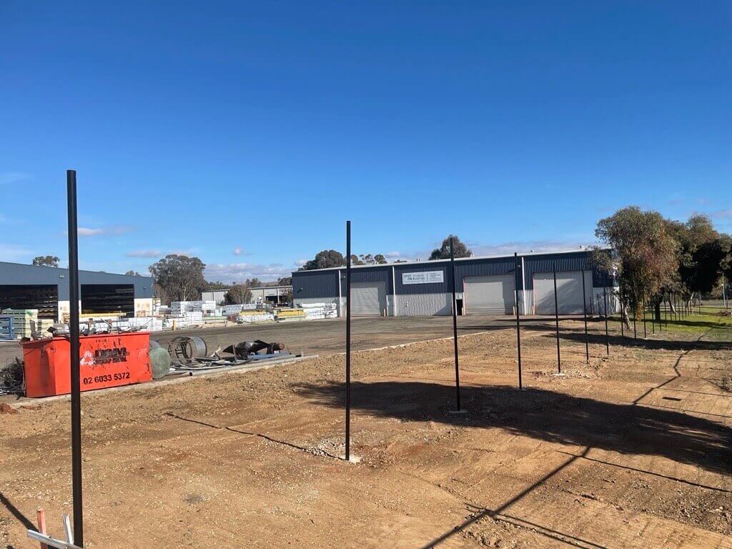 A cleaned up industrial property near Albury which had been the site of an illegal tyre dump