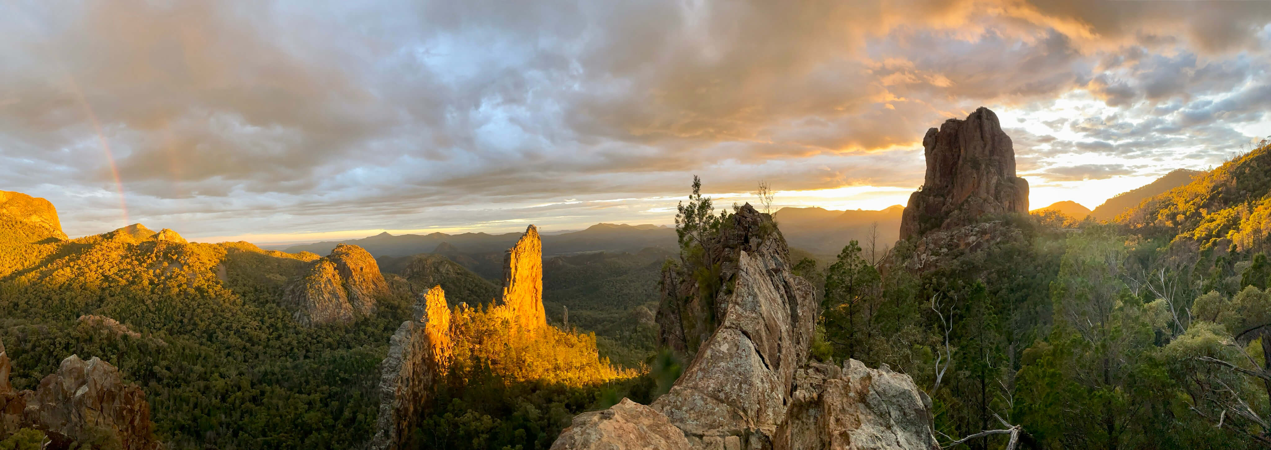 Sunrise in the Warrumbungle National Park