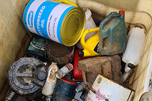 Agricultural chemicals after flooding, Tweed River, NSW