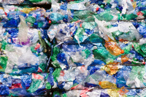 Baled plastics