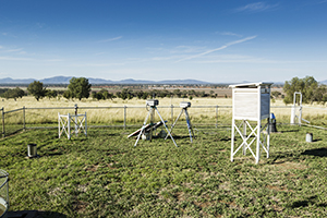 Environment and Heritage DustWatch monitoring station in Gunnedah, NSW