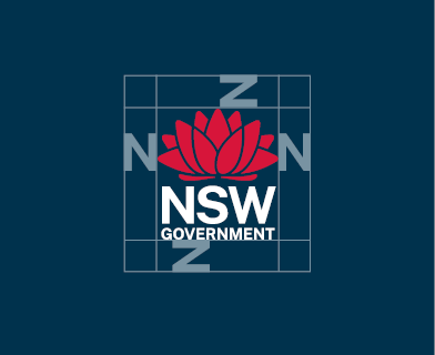 NSW Gov logo with clear space