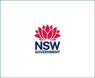 NSW Gov logo on white background